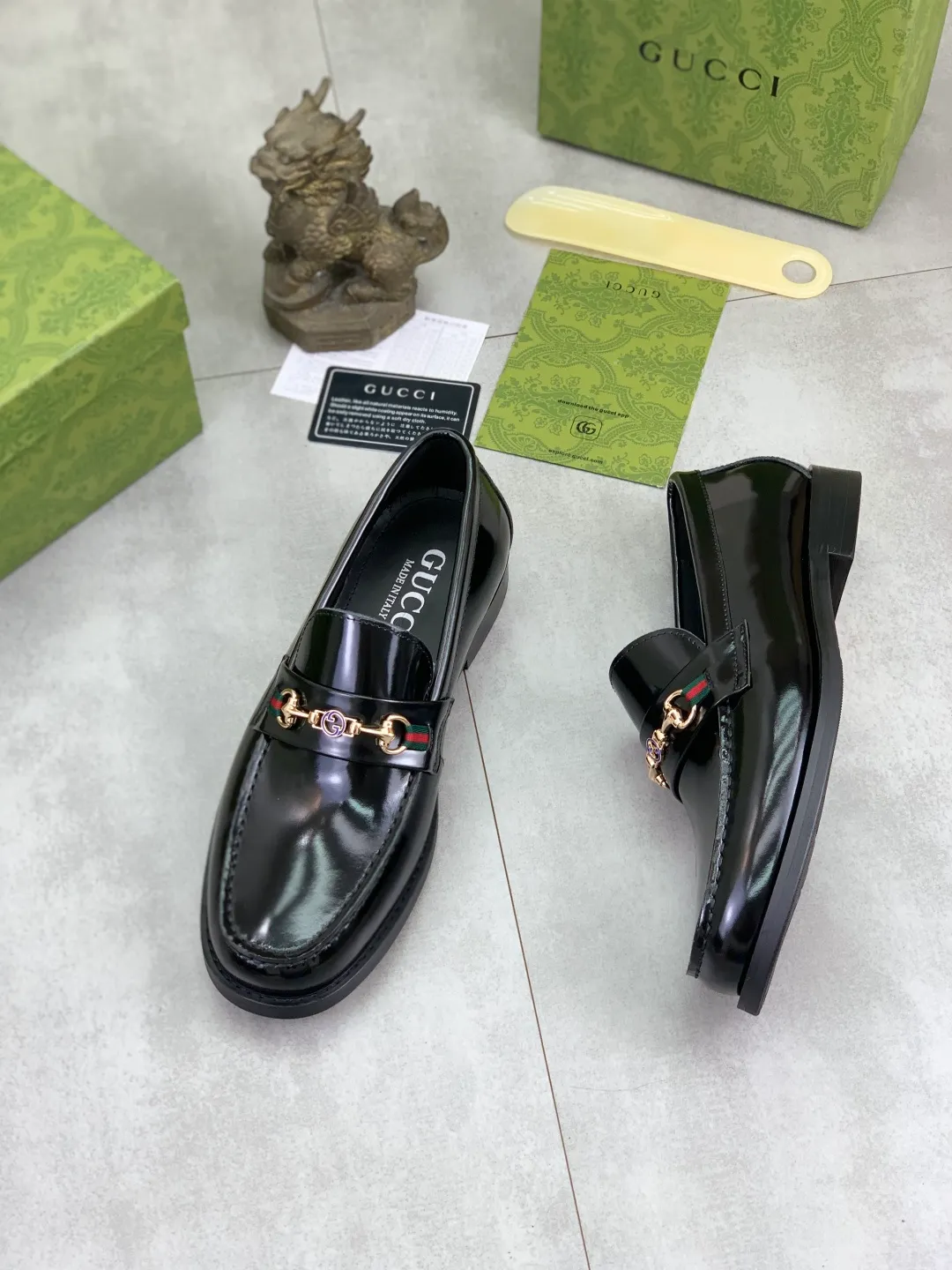 Men's men's shoes 💰P460 [New style] Water dyed cowhide 💰💎💎💎 [Gucci] GUCCI high-end men's formal business leather shoes, original order 1:1! Original imported high-end calfskin, original metal buckle, imported first-layer cowhide lining for feet, original outsole, men's shoe size: 38-45, black color available